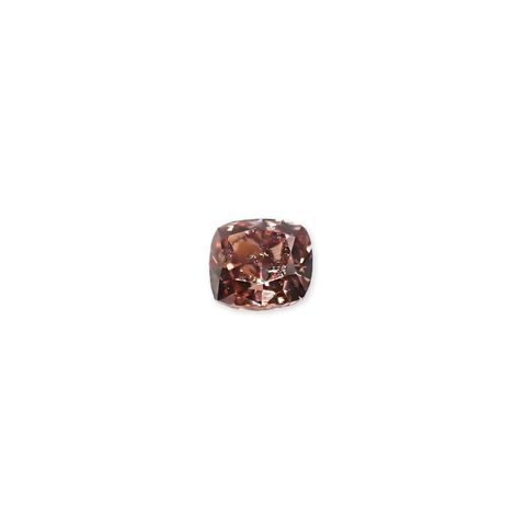 ピンクダイヤモンド(宝石名ダイアモンド VS-1/FANCY DEEP BROWNISH PINK) 0.057ct ソ付(AGT)[250129710]2.3x2.09mm前後
