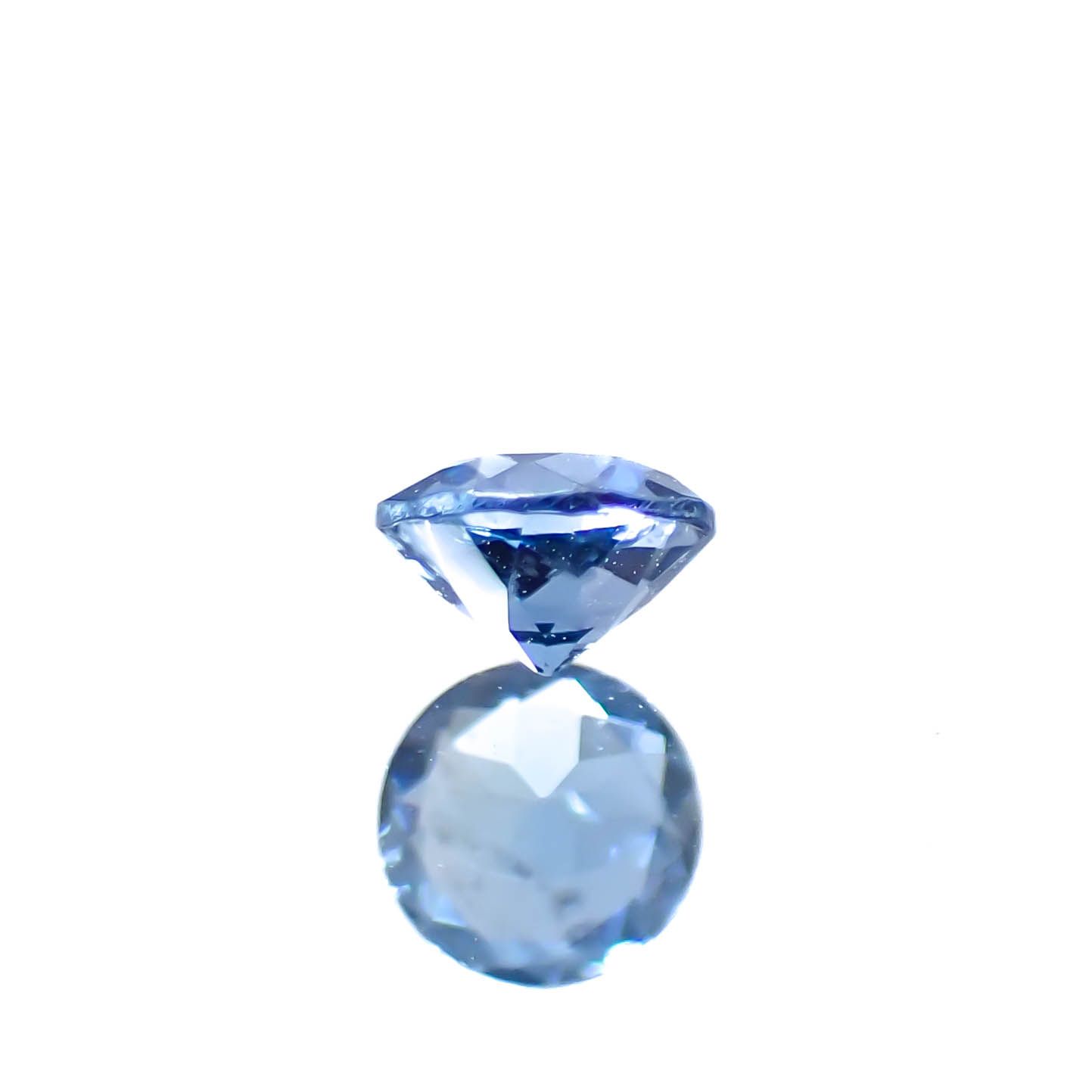 アクアマリン サンタマリアカラー ナイジェリア産 0.21ct [250329946]3.9x3.9mm前後
