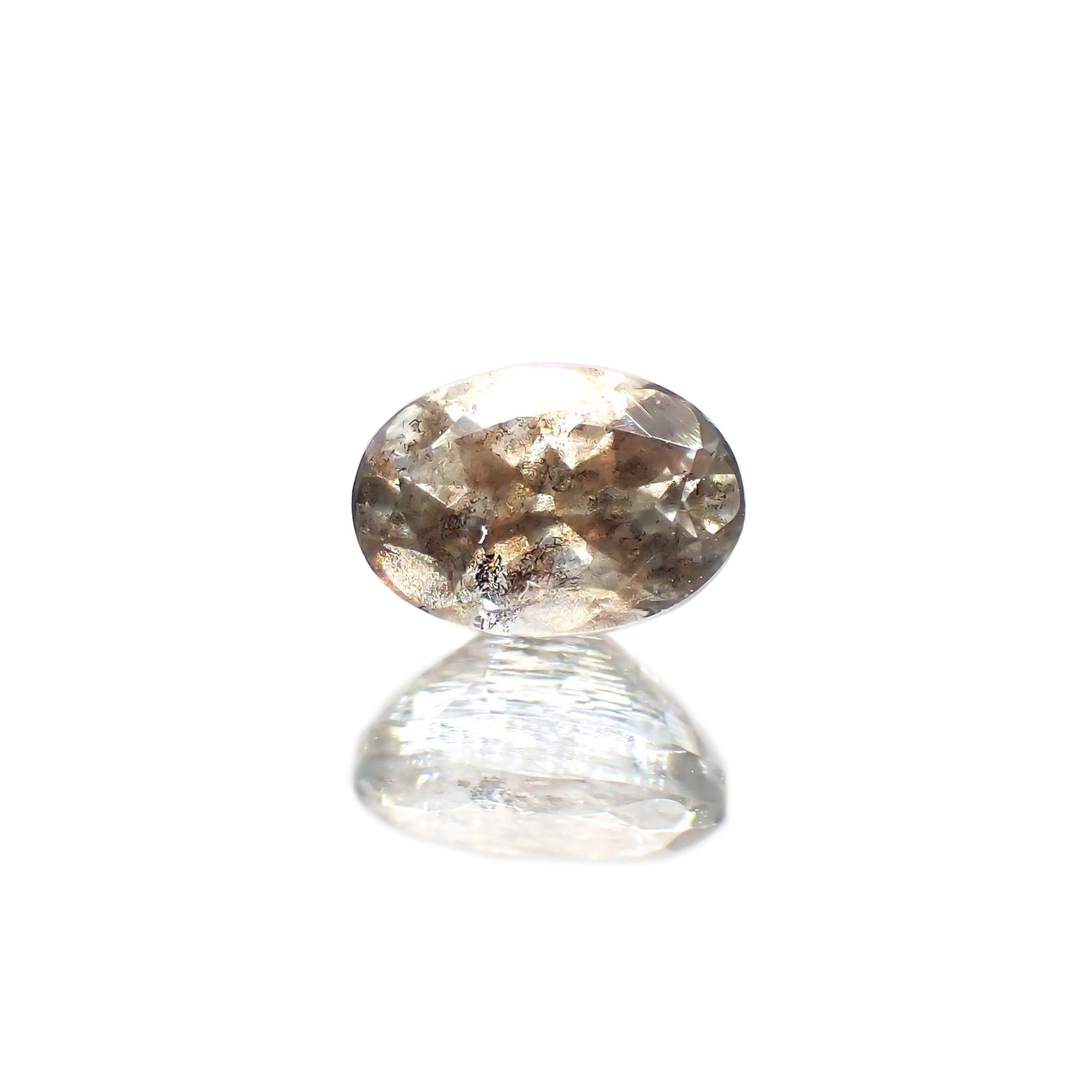 アベンチュリンアクアマリン ナイジェリア産 0.62ct / 6x4.2mm前後 [260114442]