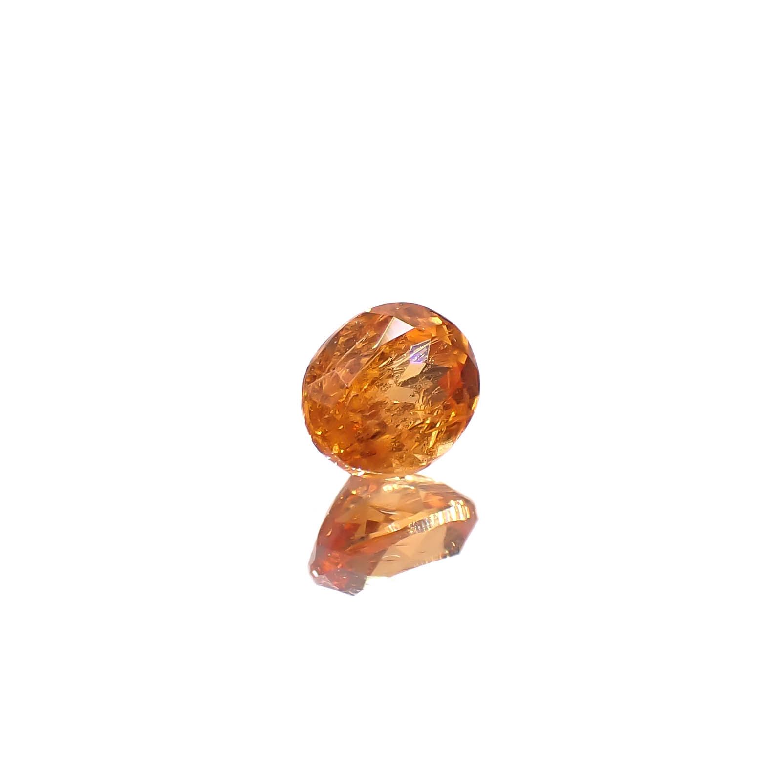 マンダリンガーネット マダガスカル産 0.29ct[240628231]4x3.3mm前後