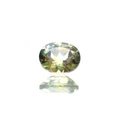 モンタナサファイア(宝石名サファイア)アメリカ・モンタナ州産 0.49ct 識別済[220114014]5.2x4.1mm前後