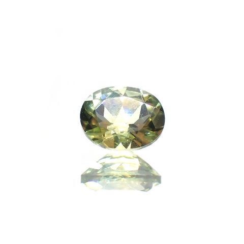 モンタナサファイア(宝石名サファイア)アメリカ・モンタナ州産 0.49ct 識別済[220114014]5.2x4.1mm前後