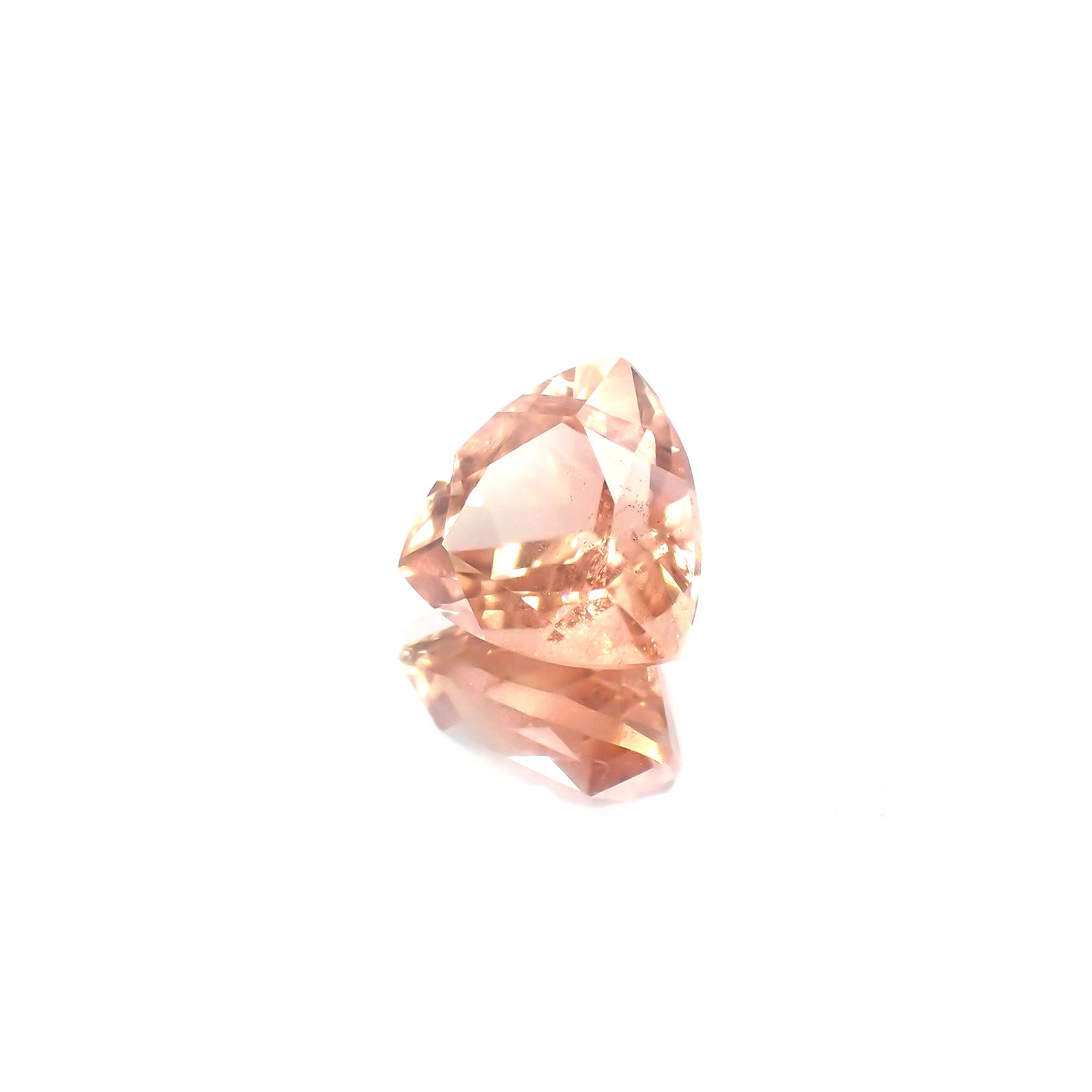 オレゴンサンストーン(宝石名ラブラドライト・サンストーン) アメリカ・オレゴン州産 2.463ct ソ付(彩珠)[210410379]8.9×8.9mm前後