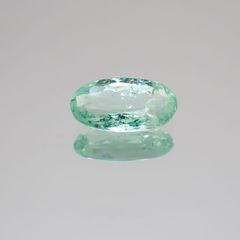 パライバトルマリン(宝石名トルマリン/別名パライバ・トルマリン) モザンビーク産 1.22ct 識別済[21049390]9.5×5.5mm前後