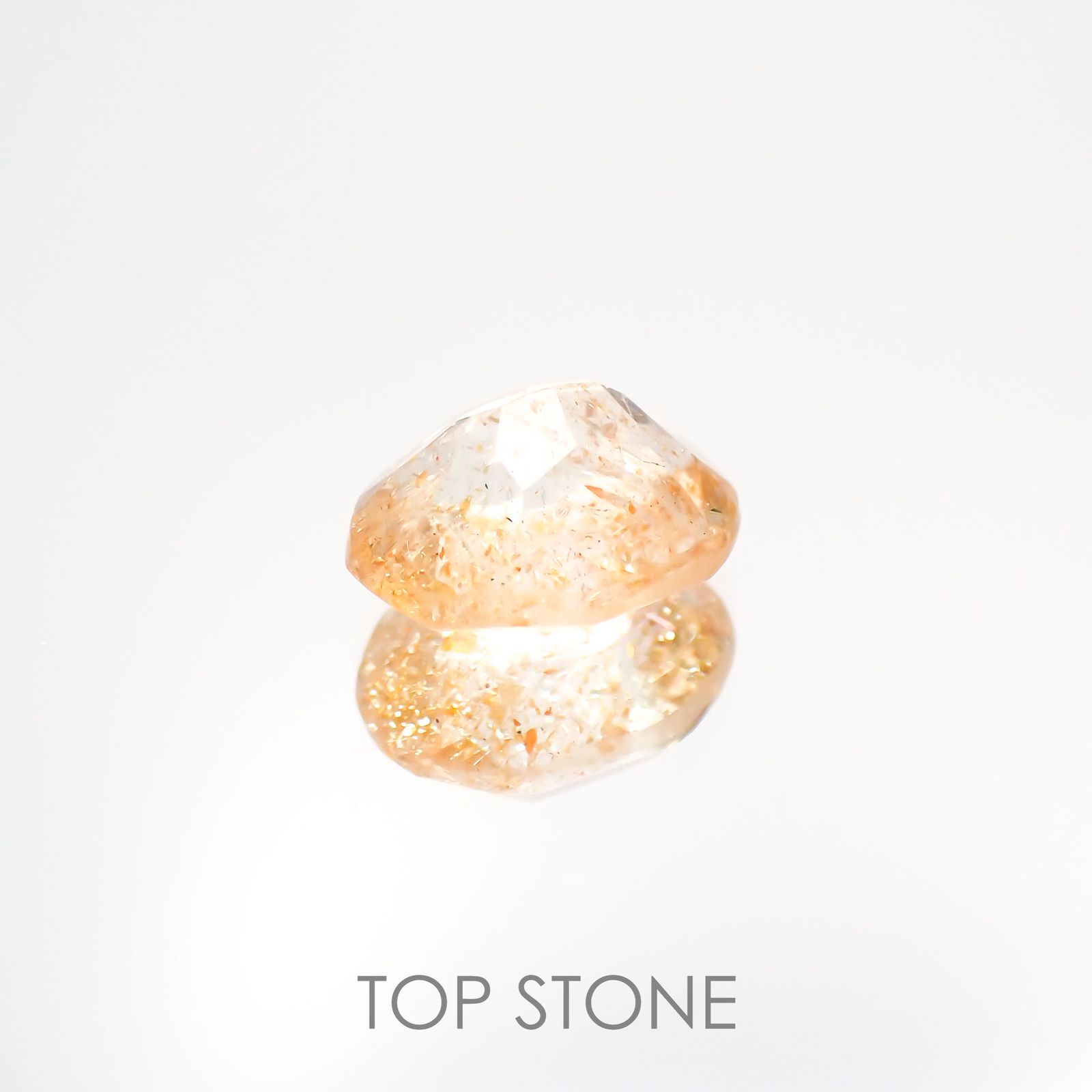 イリュージョンサンストーン インド産 1.65ct[221219258]8.7x6.9mm前後