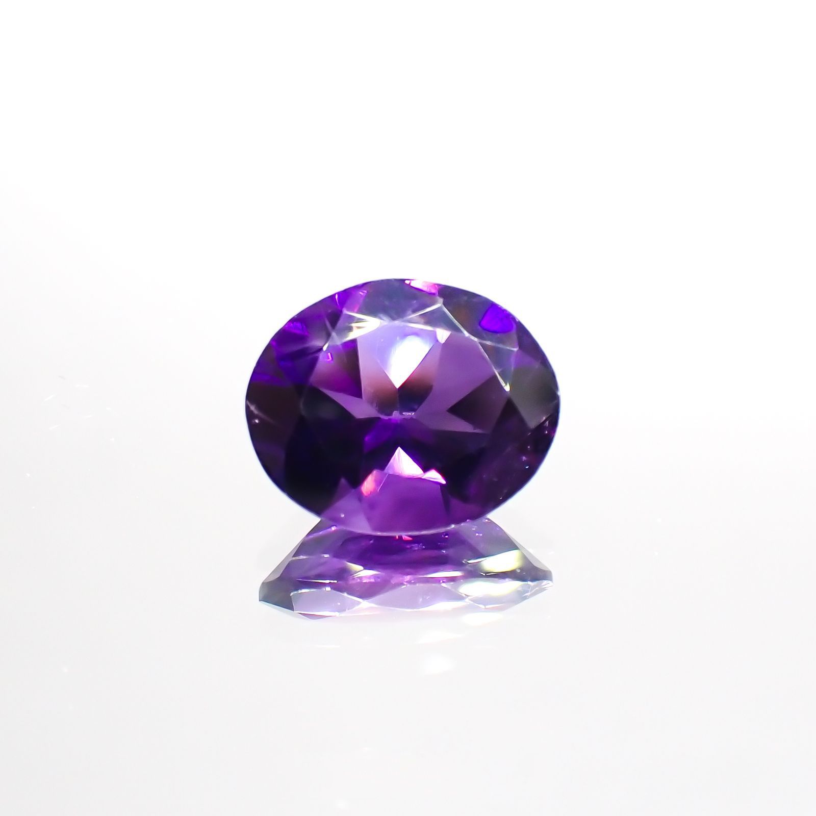 カラーシフトアメジスト(宝石名アメシスト)ブラジル/ウルグアイ産 3.72ct 識別済[220113974]12.1x10mm前後