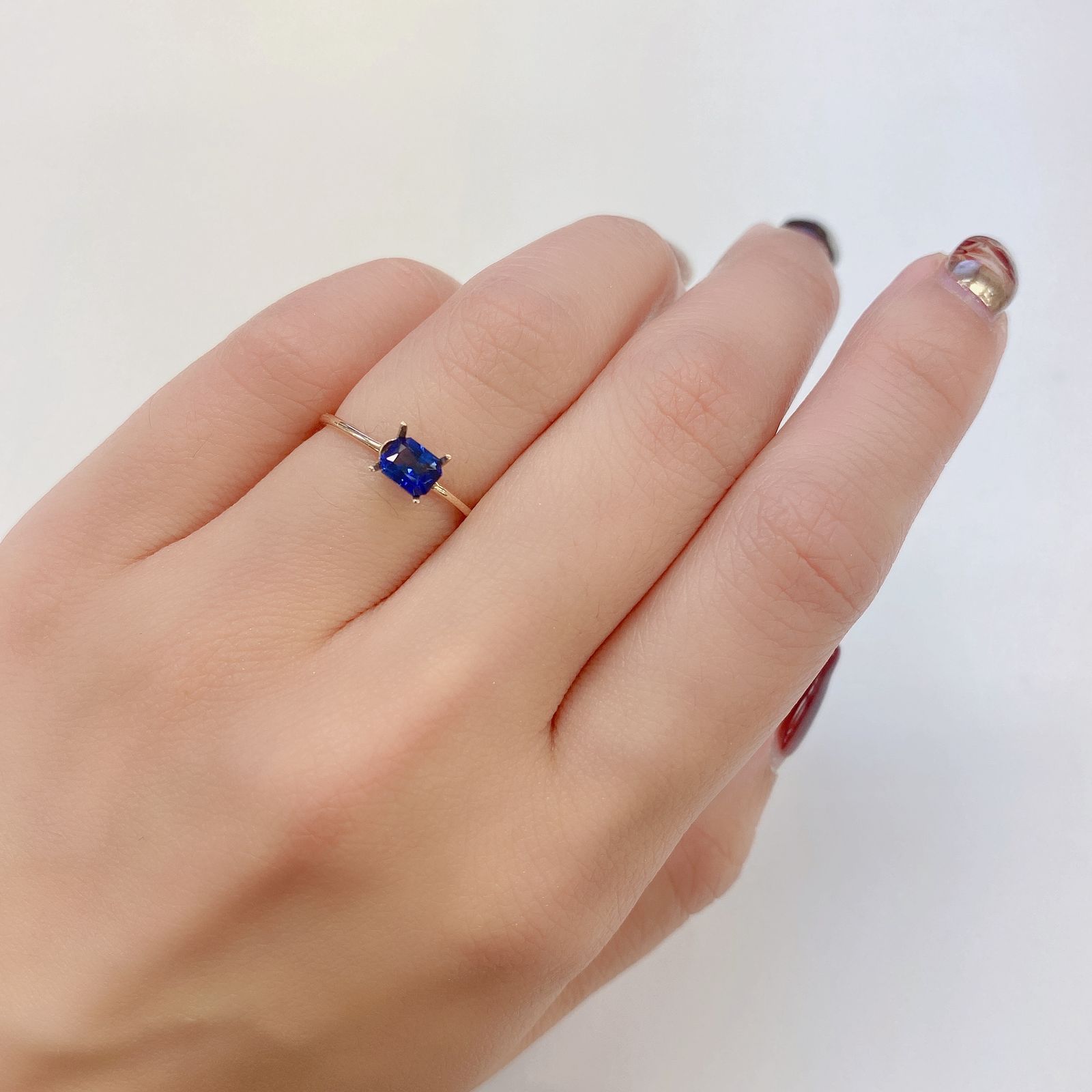 ブルーサファイア(宝石名サファイア非加熱) マダガスカル産 0.52ct