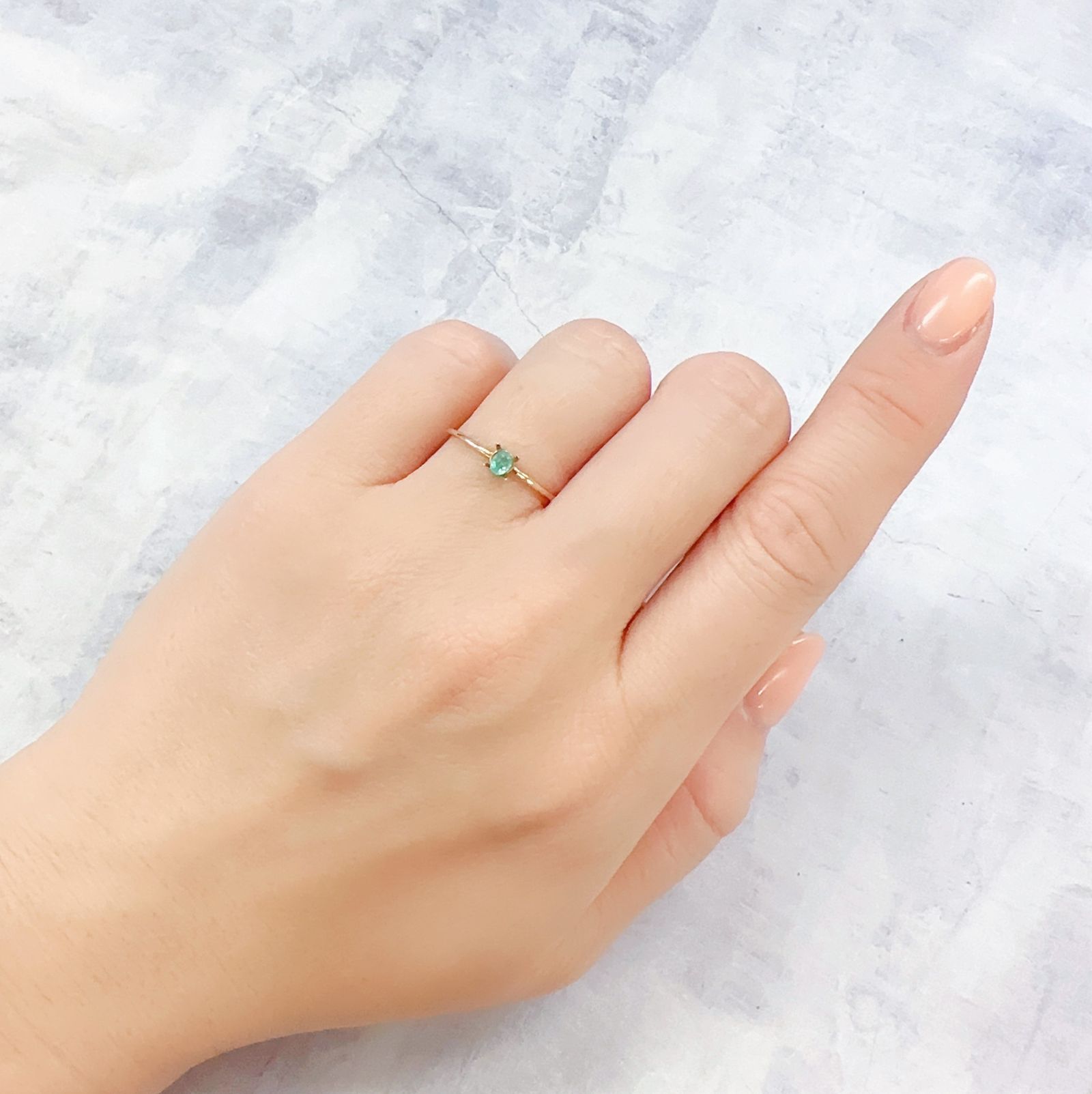 パライバトルマリン(宝石名トルマリン/別名パライバ・トルマリン)ブラジル・バターリャ鉱山産 0.087ct 識別済[230120014]3.2x2.5mm前後