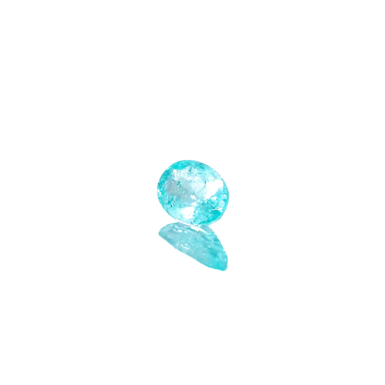 パライバトルマリン ブラジル・パライバ州バターリャ鉱山産 0.14ct[240326518]3.9x2.9mm前後