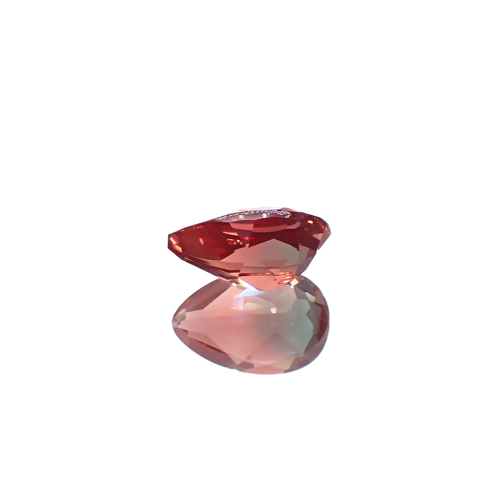 バイカラーアンデシン モンゴル産 1.26ct[230421498]9.1x6mm前後