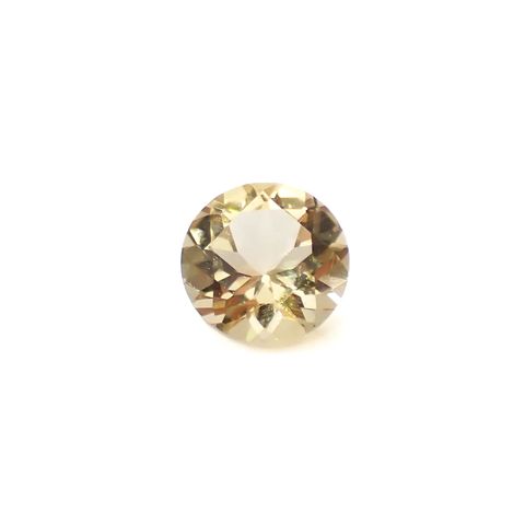 イエローベリル(宝石名イエロー・ベリル)ブラジル産 1.19ct 識別済[250329986]6.9x6.9mm前後