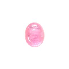 ペツォッタイトキャッツアイ(ラズベリル)(宝石名ペツォッタイト・キャッツアイ) マダガスカル産 0.390ct ソ付(彩珠)[210711644]4.8×3.7mm前後