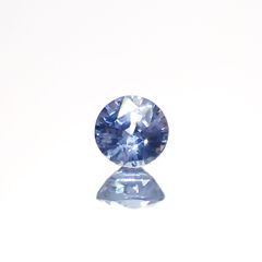 アイスブルーサファイア(宝石名サファイア)スリランカ/マダガスカル産 0.45ct 識別済[220515969]4.4x4.4mm前後