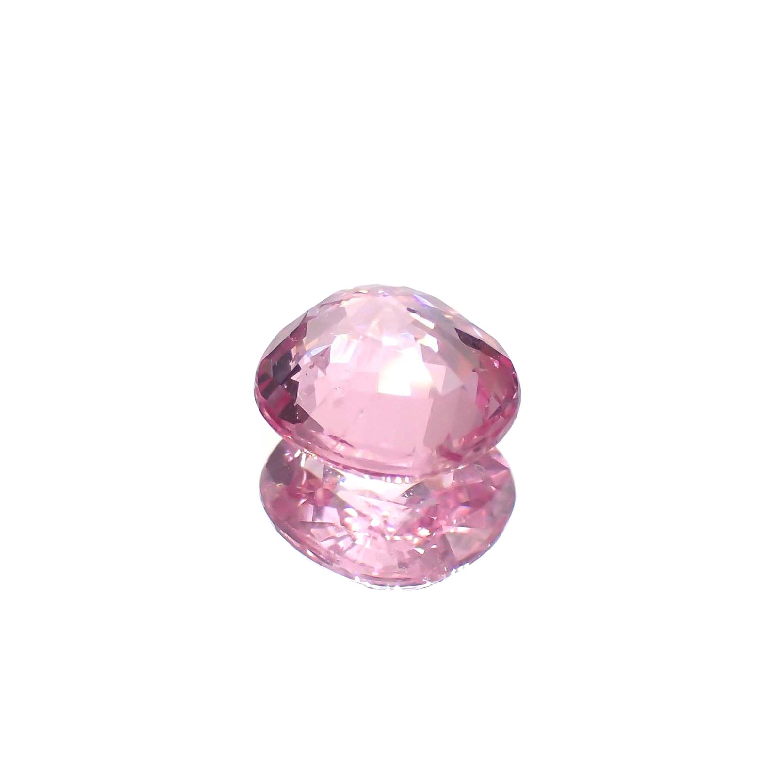 ピンクスピネル(宝石名ピンク・スピネル)タンザニア産 識別済 1.19ct / 6.8x6.4mm前後 [260222568]