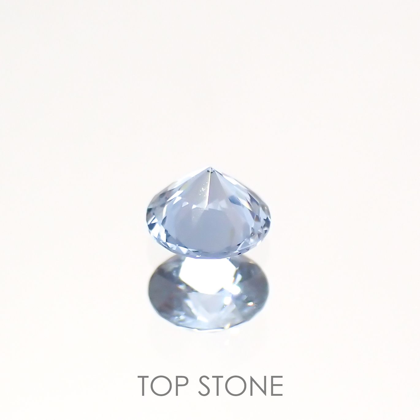 グレイッシュブルースピネル ビルマ産 ルース 0.25ct[210913133]3.9×3.9mm前後