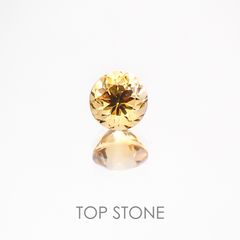 インペリアルトパーズ ブラジル産 ルース 0.39ct[20127868]4.2×4.1mm前後