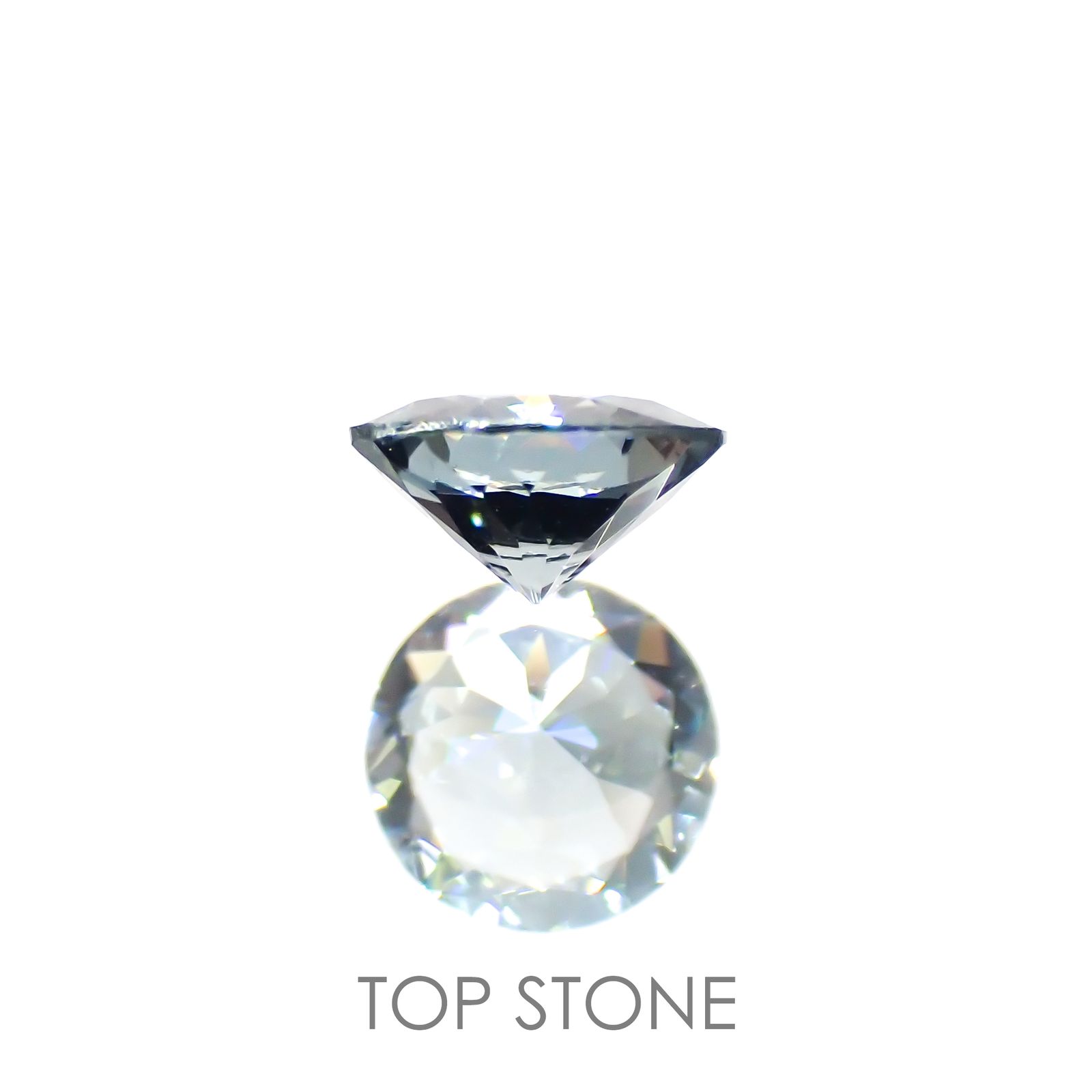 グレイッシュブルースピネル(宝石名スピネル) ビルマ産 0.26ct 識別済[211013478]4.2×4.2mm前後
