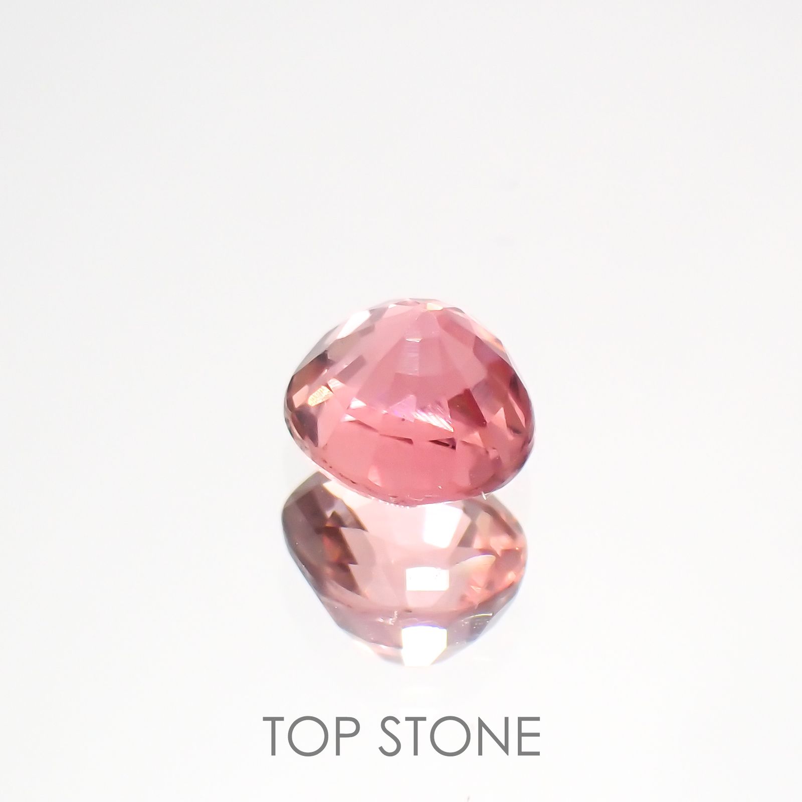 ローズピンクトルマリン(宝石名ピンク・トルマリン)ブラジル/アフリカ産 0.84ct 識別済[220114866]5.9x5.1mm前後