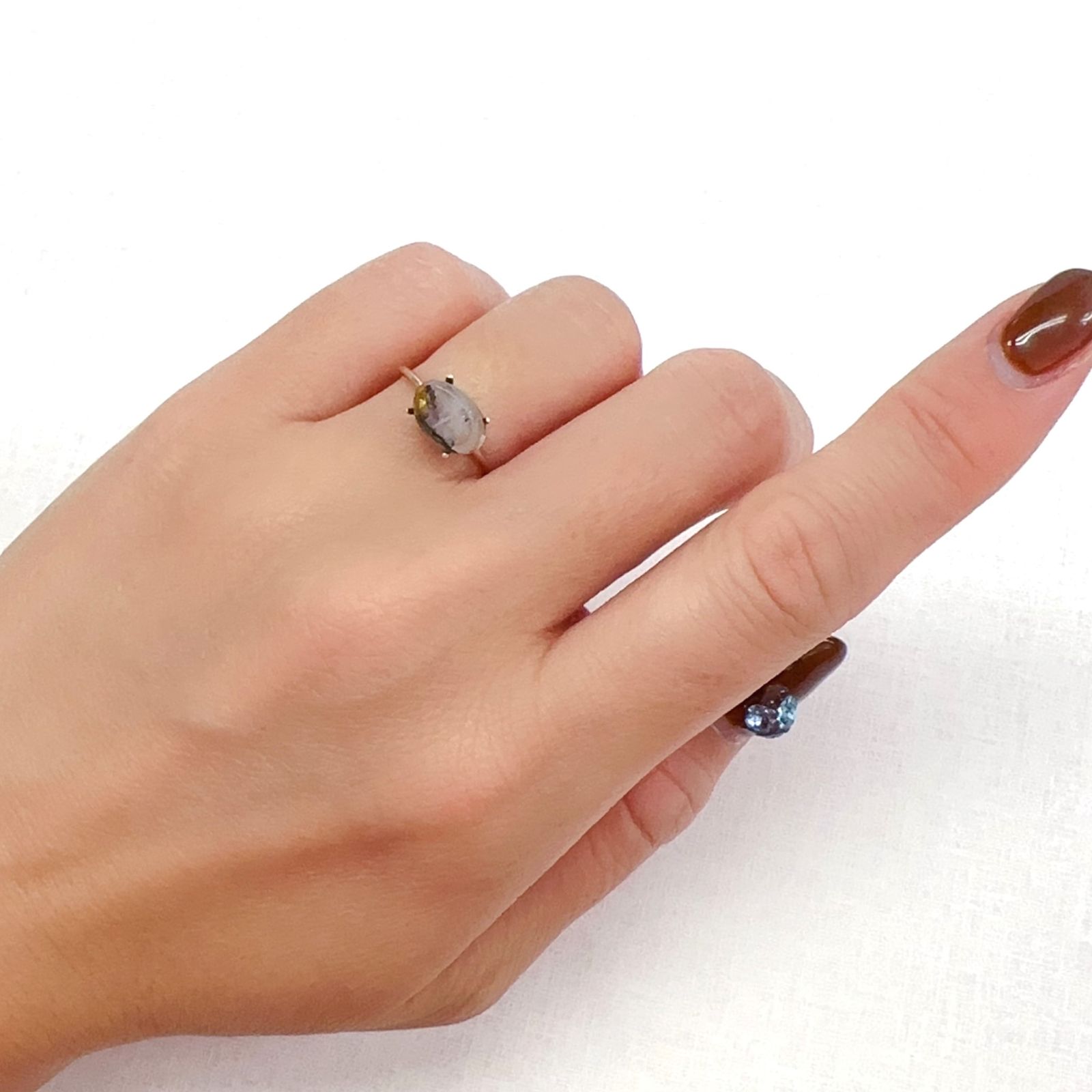 デンドリチッククォーツ ブラジル産 1.92ct[231024034]8.8x6mm前後