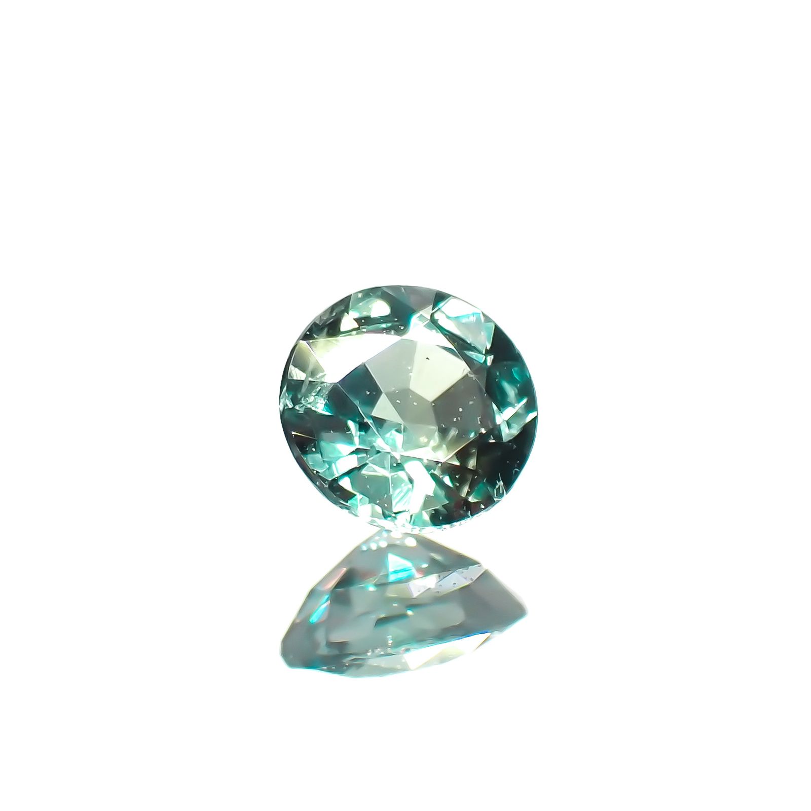 アレキサンドライト(宝石名アレキサンドライト)ブラジル産/EmeraldMains社製 0.116ct ソ付(彩珠)[230522064]3x2.9mm前後