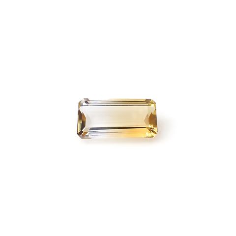 バイカラーシトリン ブラジル・ミナスジェライス州産 7.19ct[240326459]16.8x8.7mm前後