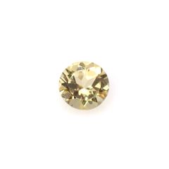 イエローダンビュライト タンザニア産 0.33ct[240125458]4.4x4.4mm前後