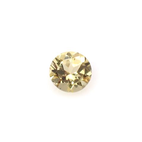 イエローダンビュライト タンザニア産 0.33ct[240125458]4.4x4.4mm前後