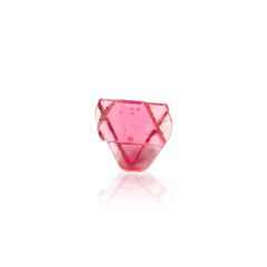 ツインクリスタルスピネル(スピネル式双晶）原石 ビルマ産 0.096ct[231124060]3.5x3.5mm前後