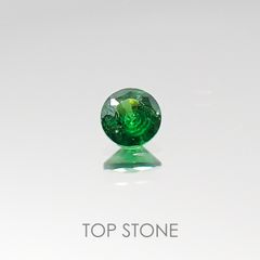 ツァボライト(宝石名グリーン グロッシュラー・ガーネット) タンザニア産 0.18ct 識別済[20095730]3.5×3.5mm前後