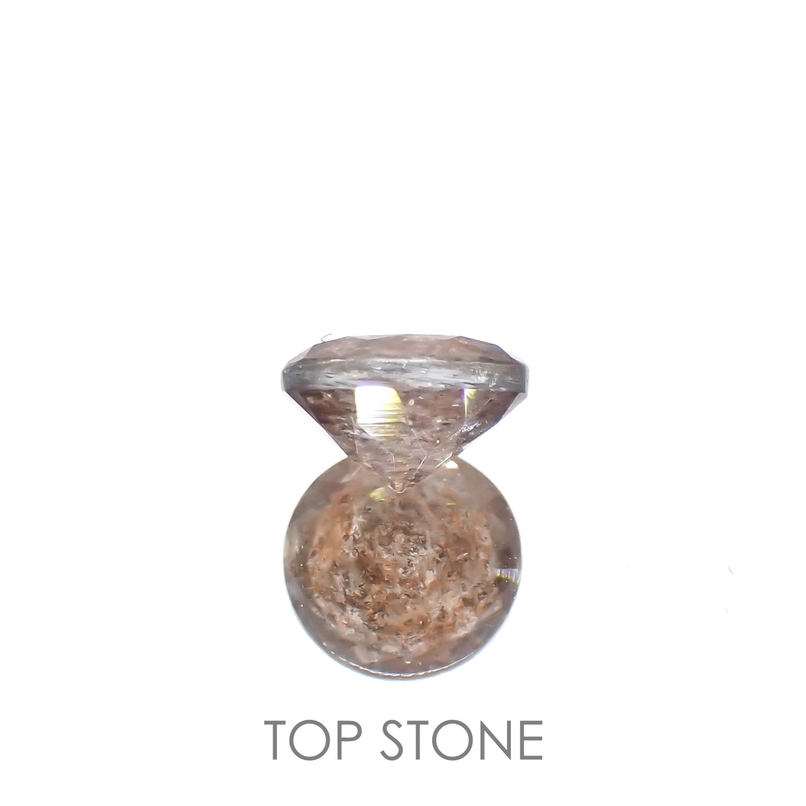 アベンチュリンアクアマリン ナイジェリア産 0.50ct[221018369]5.2x5.2mm前後