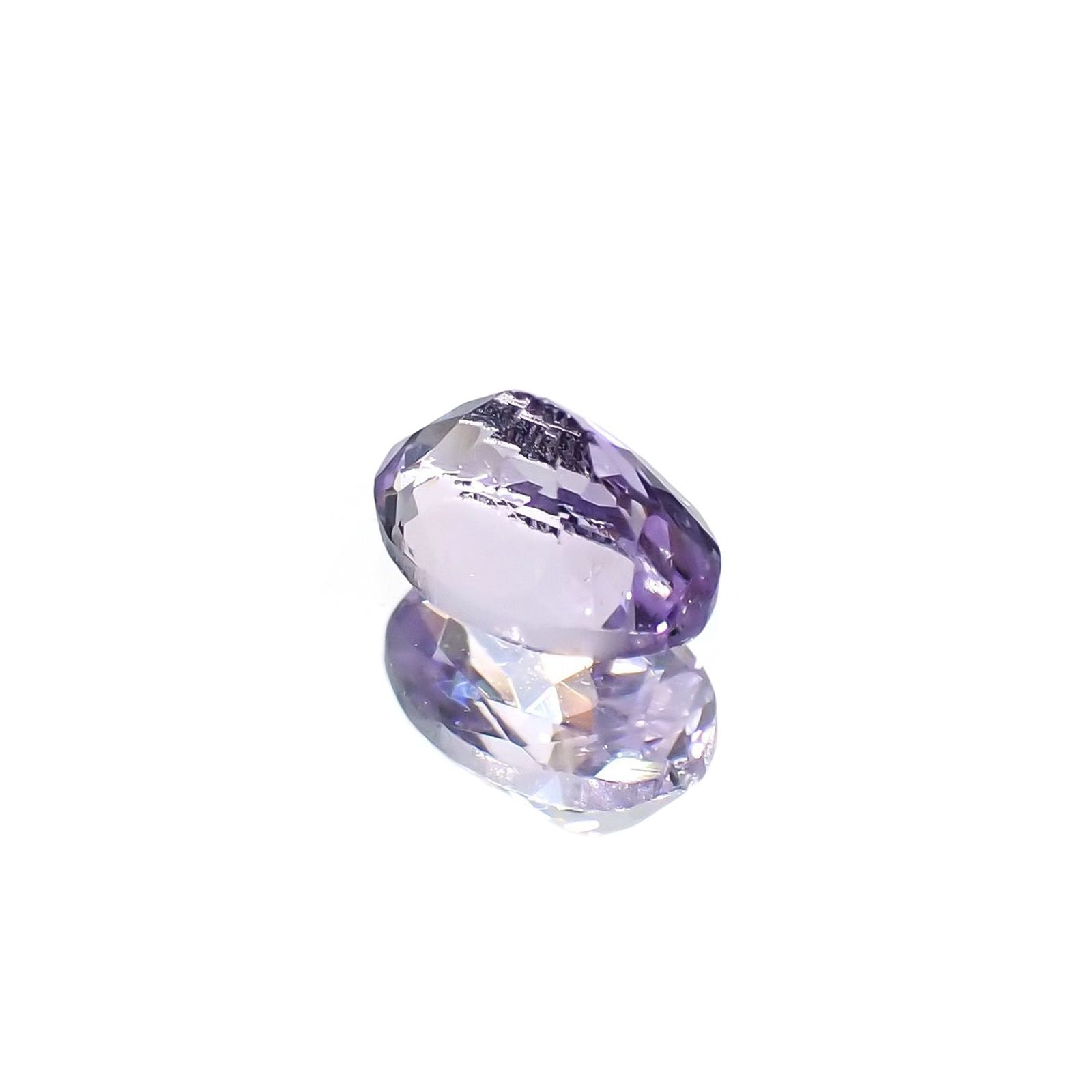 バイオレットゾイサイト(宝石名バイオレット・ゾイサイト)タンザニア産 識別済 0.56ct / 6x4mm前後 [220114944]