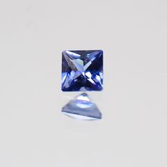 ◇プリンセスカット◇ベニトアイト アメリカ産 ルース 0.054ct[21019040]2.1×2.1mm前後