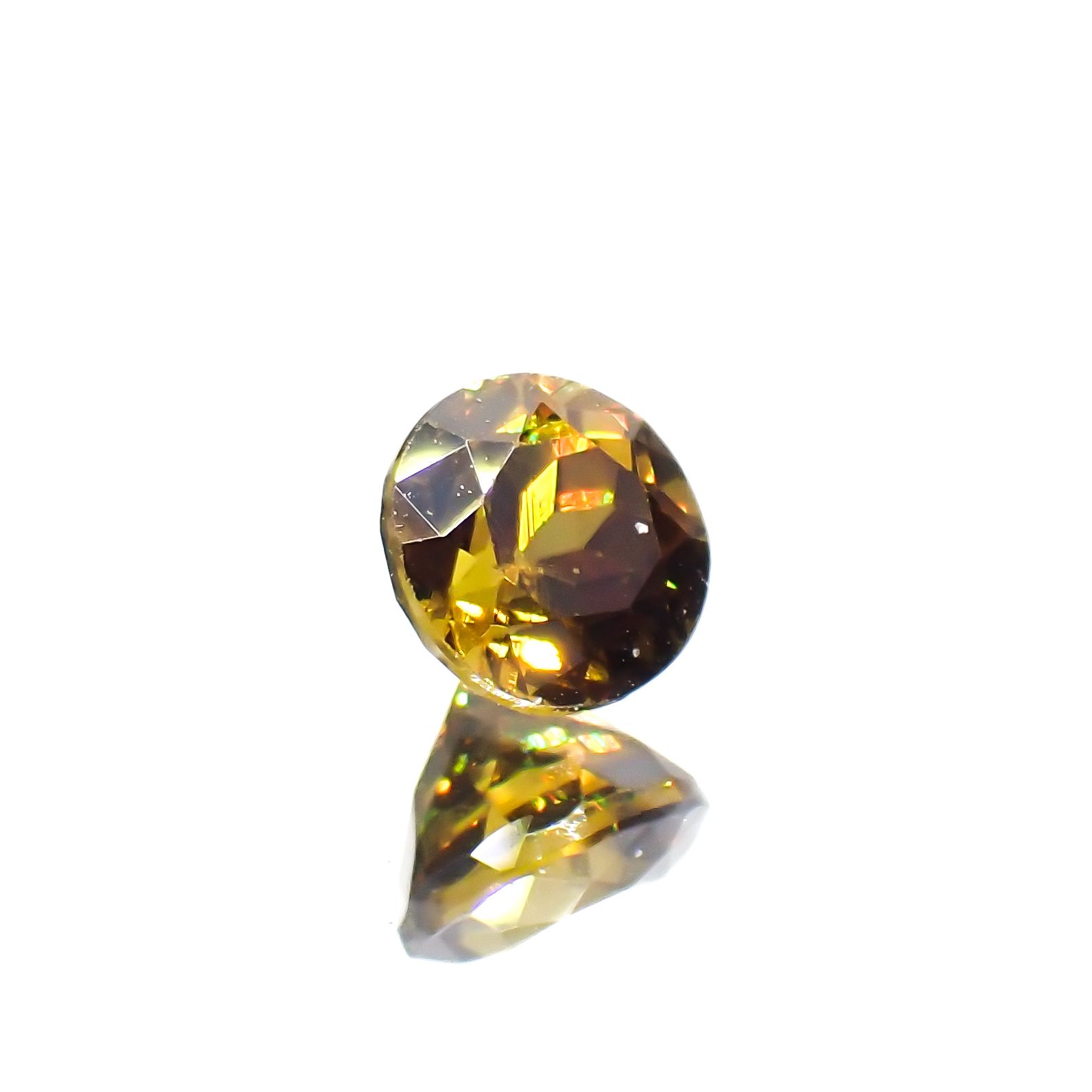 アンドラダイトガーネット(宝石名アンドラダイト・ガーネット)ナミビア共和国産 0.64ct 識別済[230421383]4.6x4.6mm前後