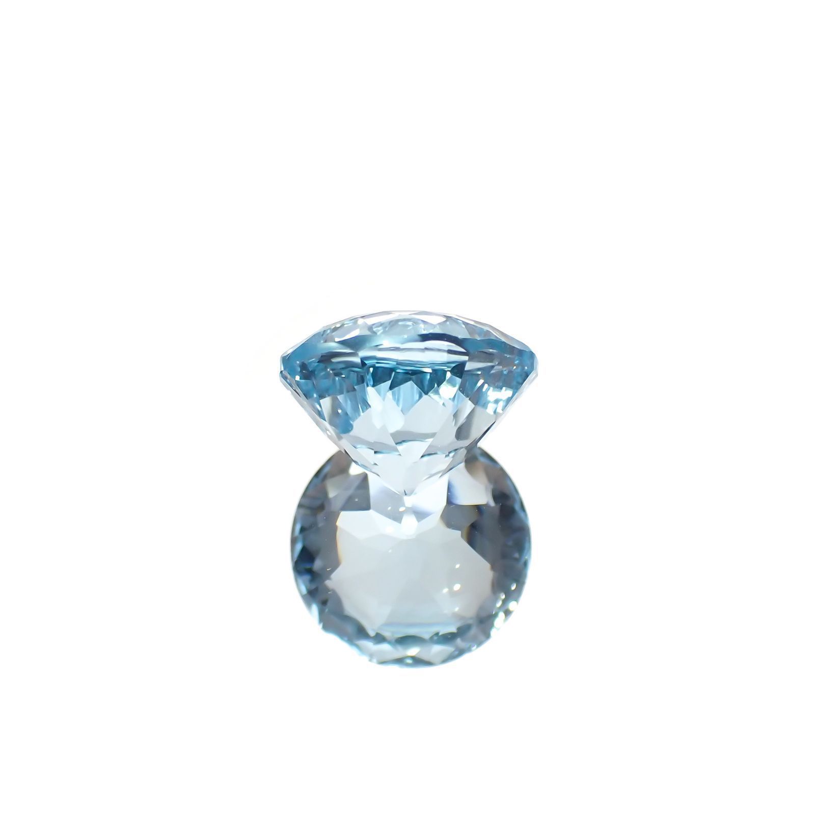 ◇カスタムカット◇ブルートパーズ ブラジル産 4.65ct [251219328]9.9x9.9mm前後