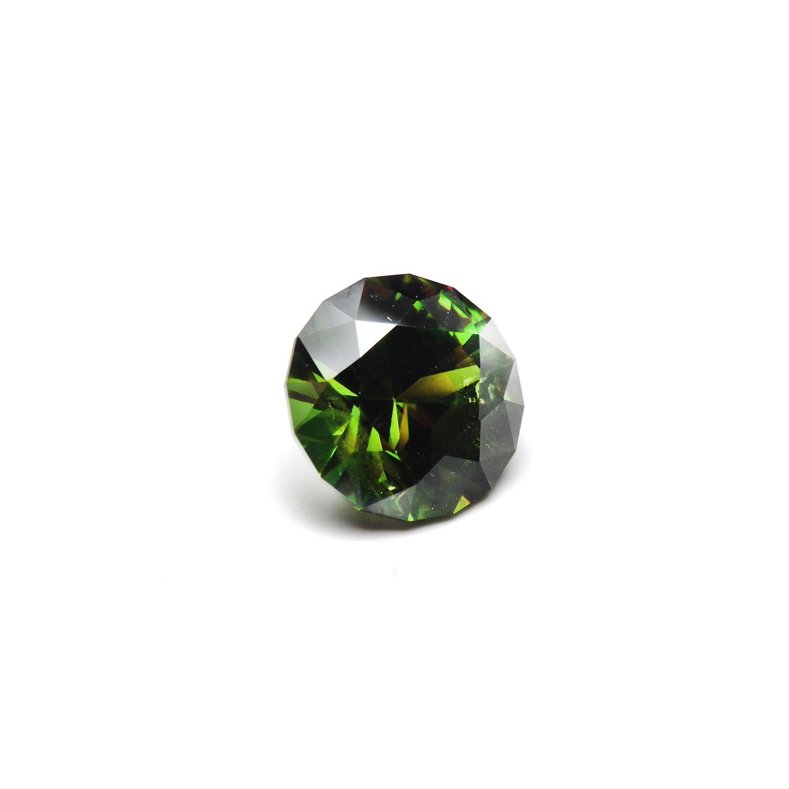 ◇カスタムカット◇カラーチェンジスフェーン ロシア産 3.84ct[240125831]9.6x9.6mm前後