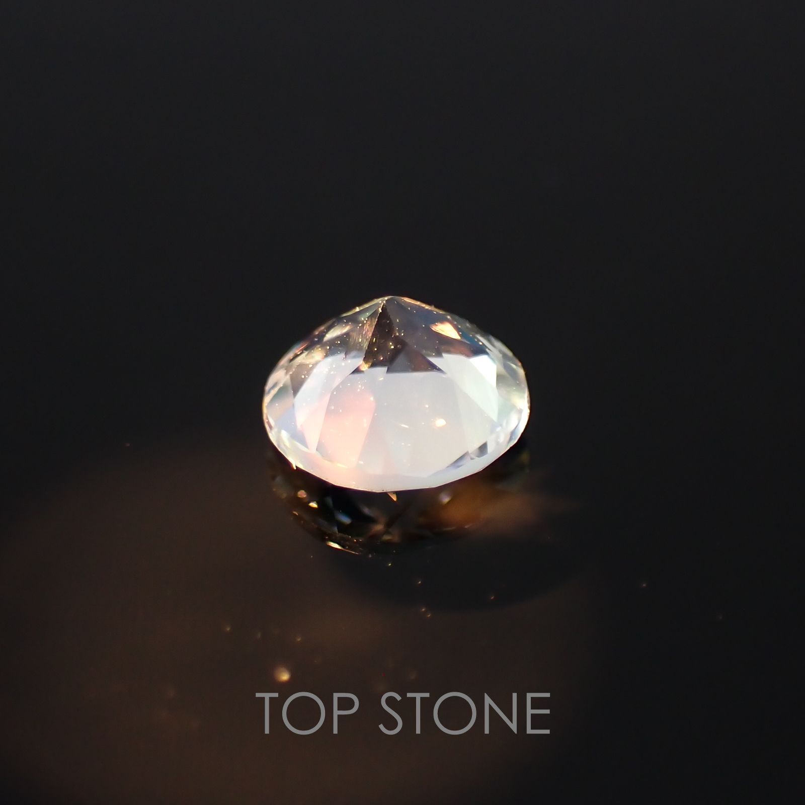 レインボームーンストーン(アンデシンラブラドライト) マダガスカル産 ルース 0.29ct[210310262]4.5×4.5mm前後