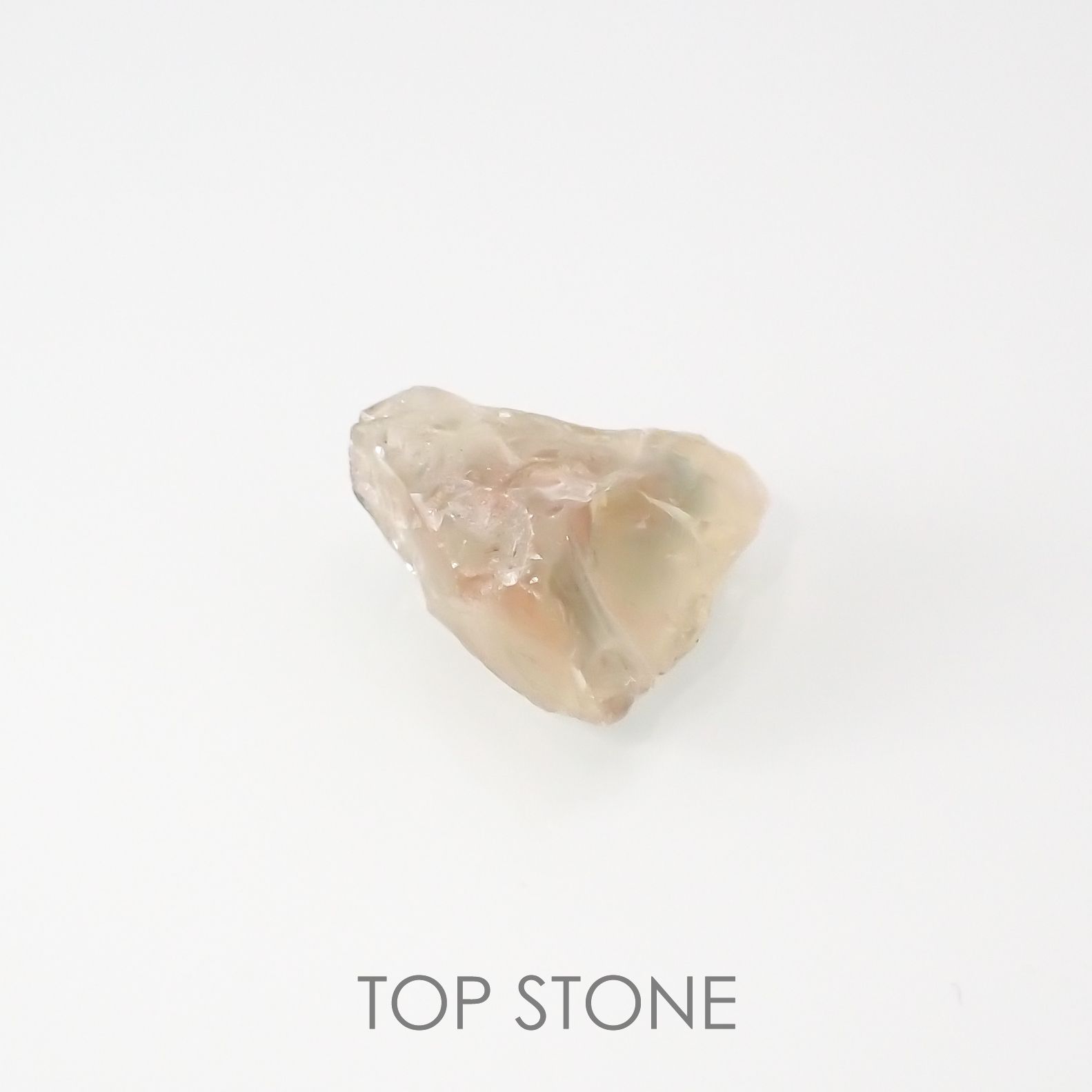 オレゴンサンストーン原石 アメリカ・オレゴン州産 4.59ct[230220413]14.3x12.1mm前後