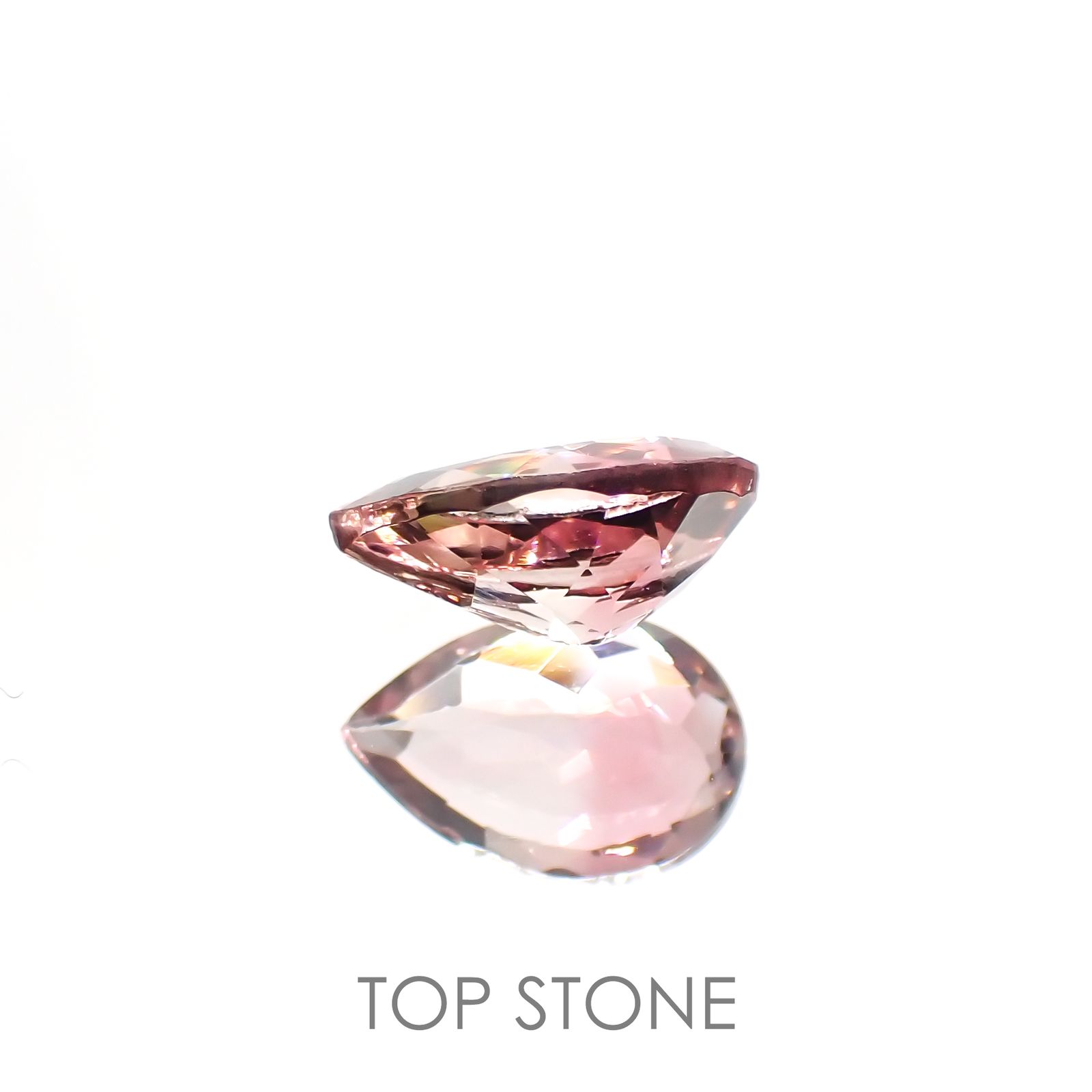 バイカラートルマリン(宝石名バイカラー・トルマリン) コンゴ民主共和国産 1.274ct ソ付(彩珠)[211013604]9×6.1mm前後