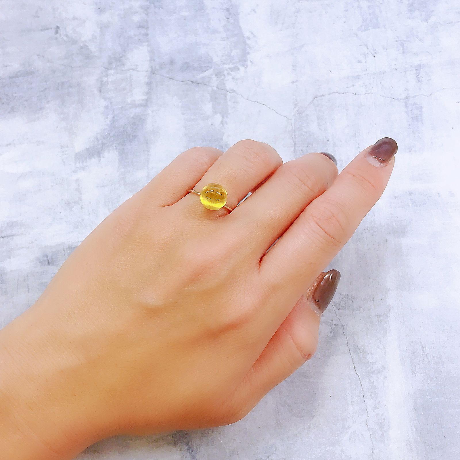 イエローベリルキャッツアイ(宝石名イエロー・ベリル キャッツアイ)ブラジル産 2.99ct 識別済[220917880]9x8.9mm前後