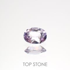 マリアライト フルオレッセンス(宝石名パープル・スキャポライト)スリランカ産 0.25ct 識別済[220114885]5x3.6mm前後