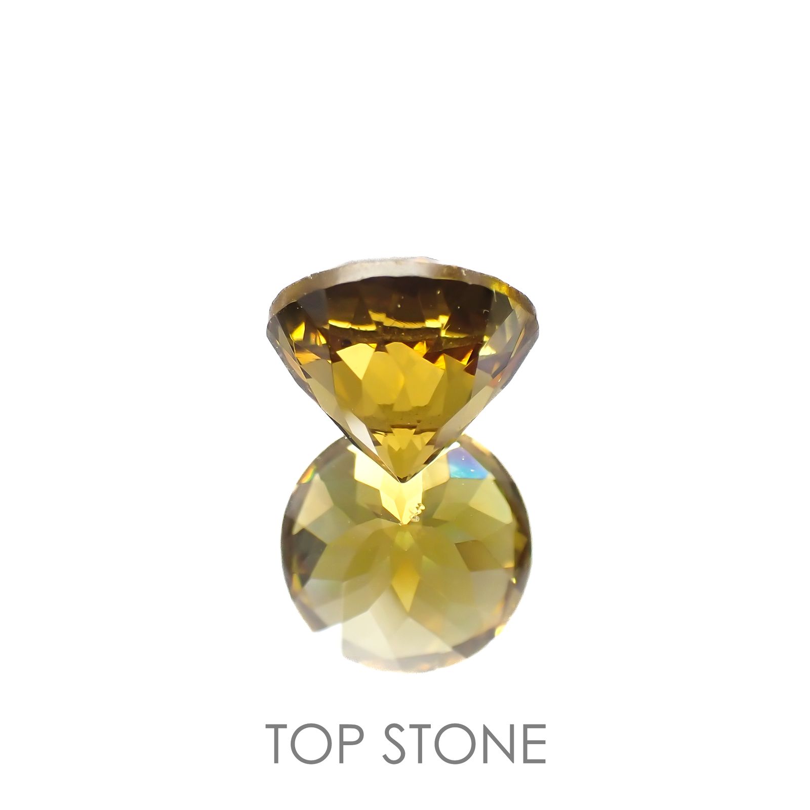 アンドラダイトグロッシュラーガーネット(宝石名アンドラダイト/グロッシュラー・ガーネット)ナミビア産 3.28ct 識別済[221018930]8.6x8.5mm前後