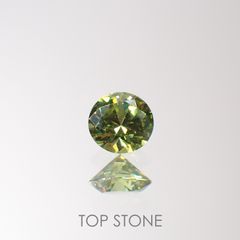 デマントイドガーネット(宝石名デマントイド・ガーネット)ロシア産 0.20ct 識別済[220616529]3.6x3.6mm前後