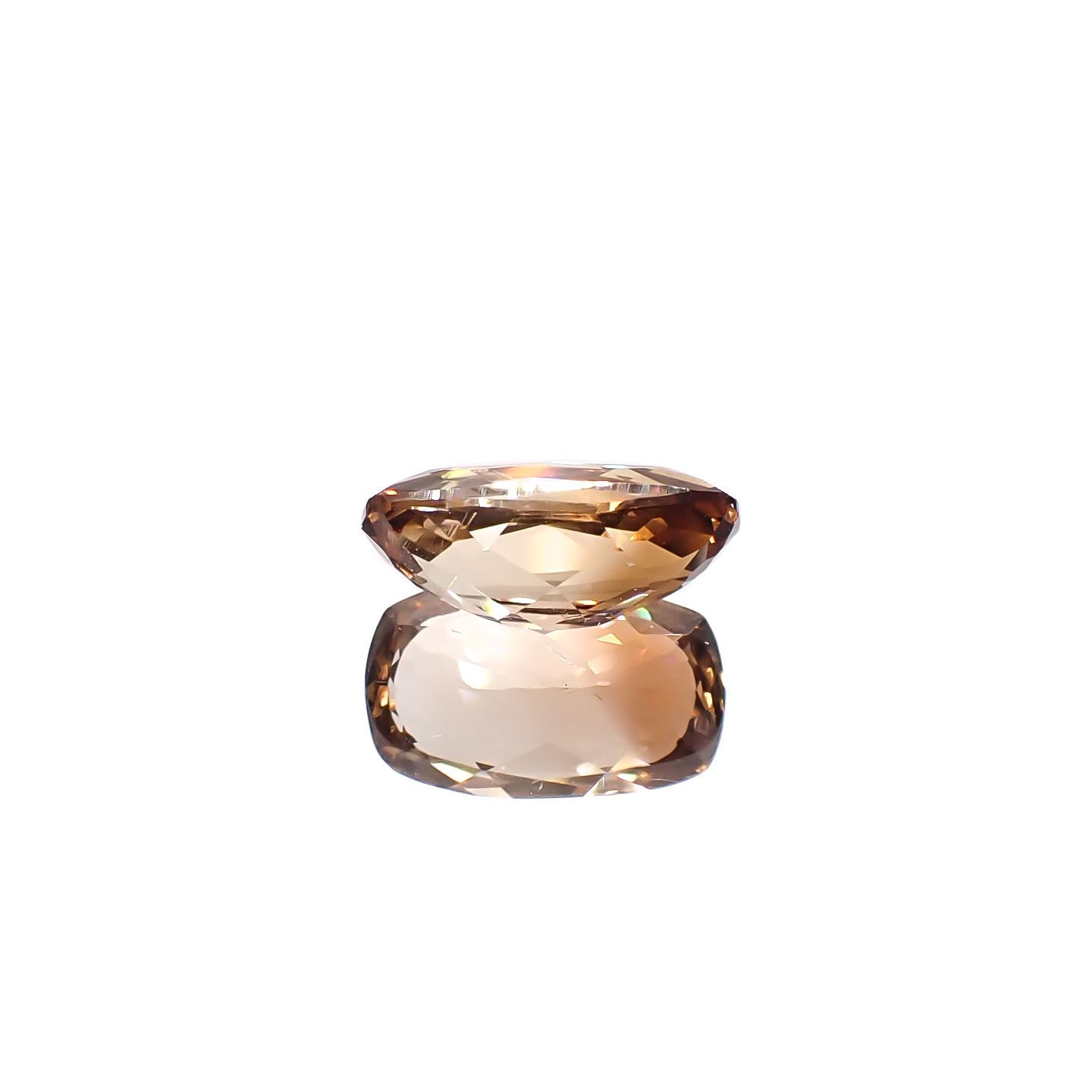 バイカラートパーズ ブラジル産 3.67ct [241129456]11.9x7.2mm前後