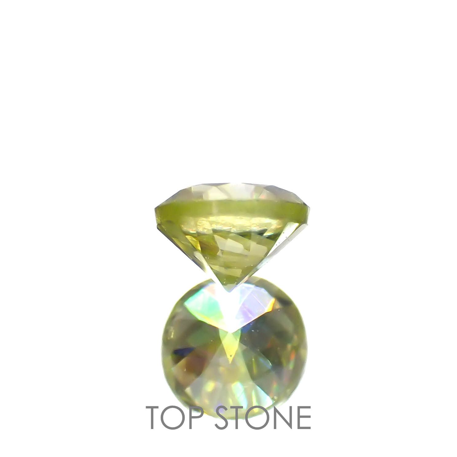 スフェーン(宝石名スフェーン)マダガスカル産 0.19ct 識別済[221219475]3.4x3.4mm前後