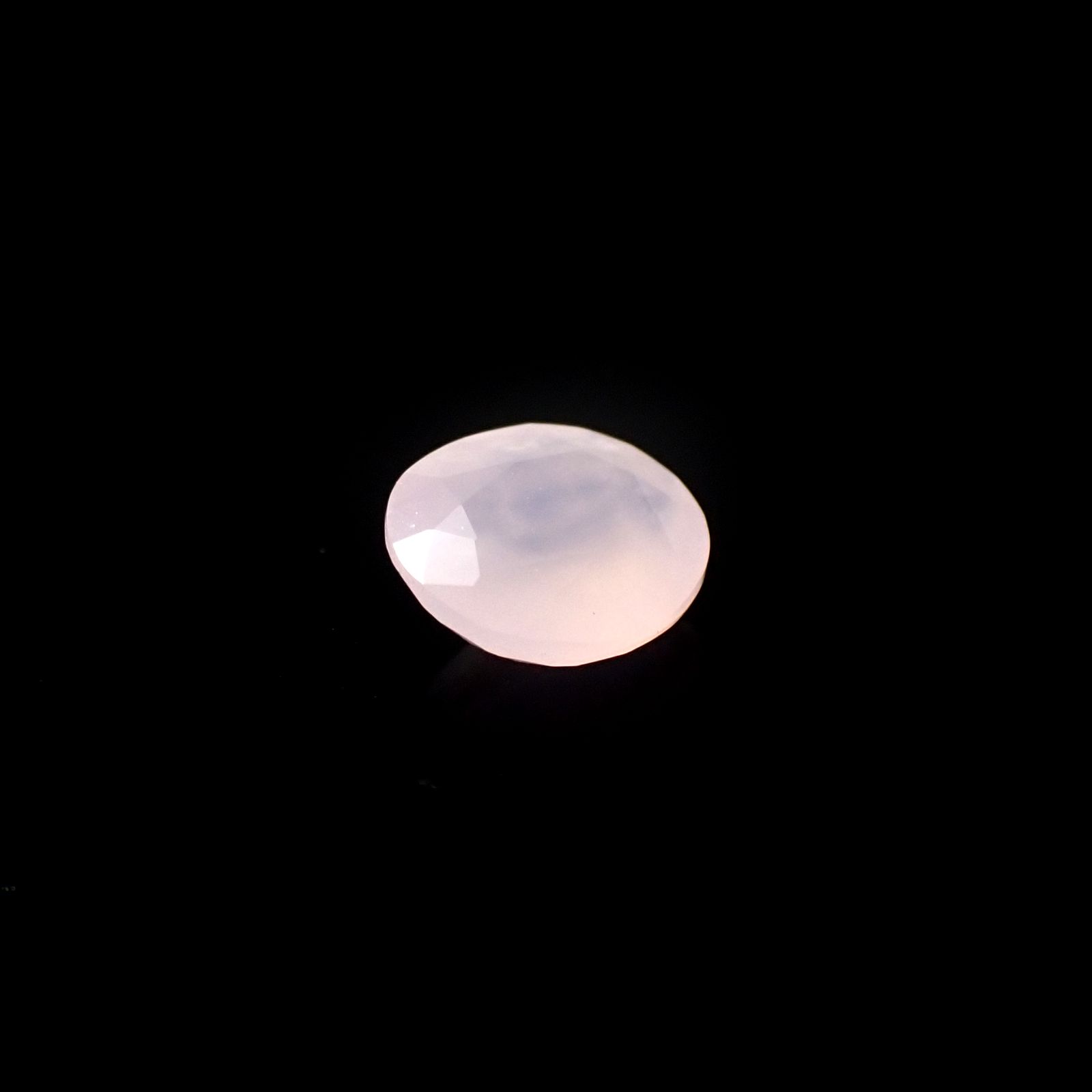 ピンクスミソナイト メキシコ産 0.90ct[240527548]6.4x5.4mm前後