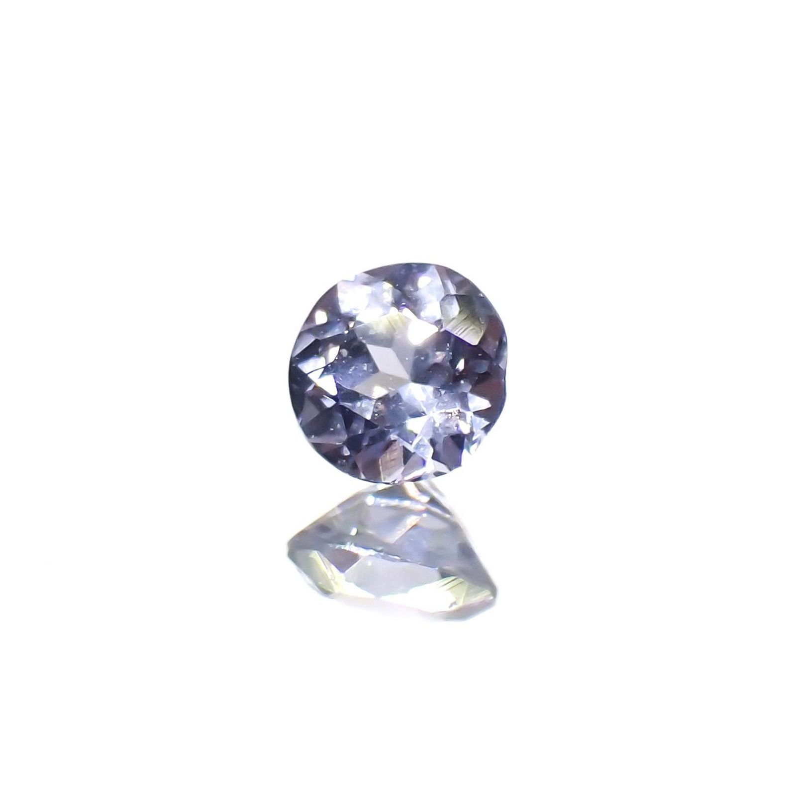 コバルトブルースピネル(宝石名ブルー・スピネル)タンザニア産 ソ付(日独) 0.116ct / 2.96x3.04mm前後 [260722545]