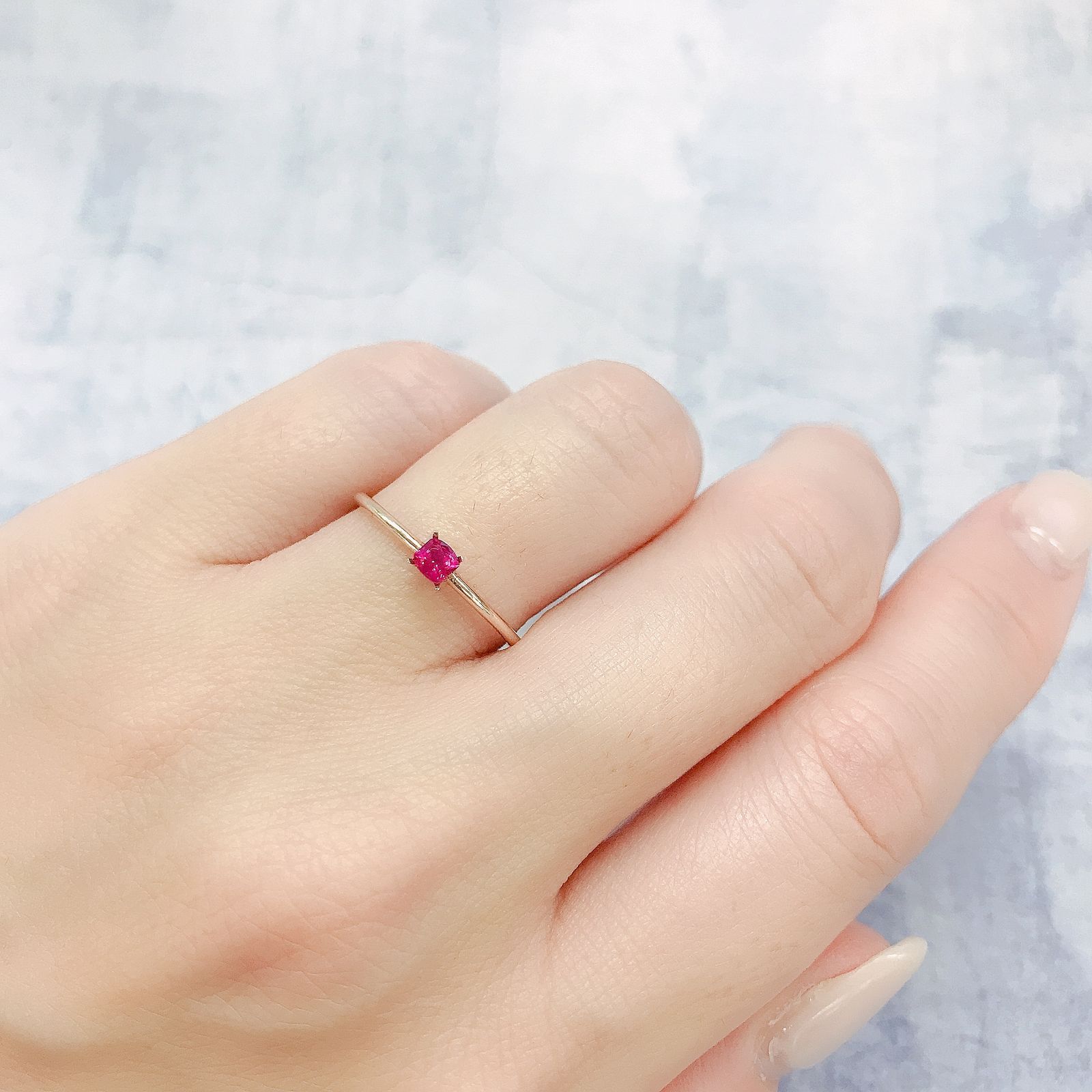 ルビー モザンビーク/ビルマ産 0.15ct[220616211]2.8x2.7mm前後
