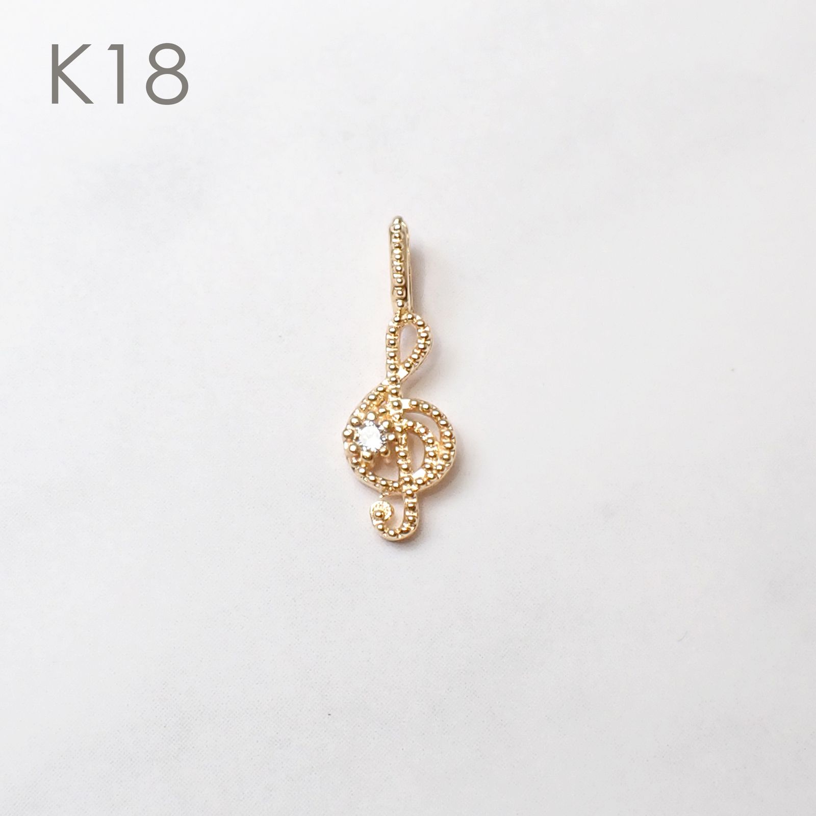 ◇K18/K10 Beata（ビィータ）◇メロディ [ラッキーチャーム/ペンダントトップ※チェーン別売り]