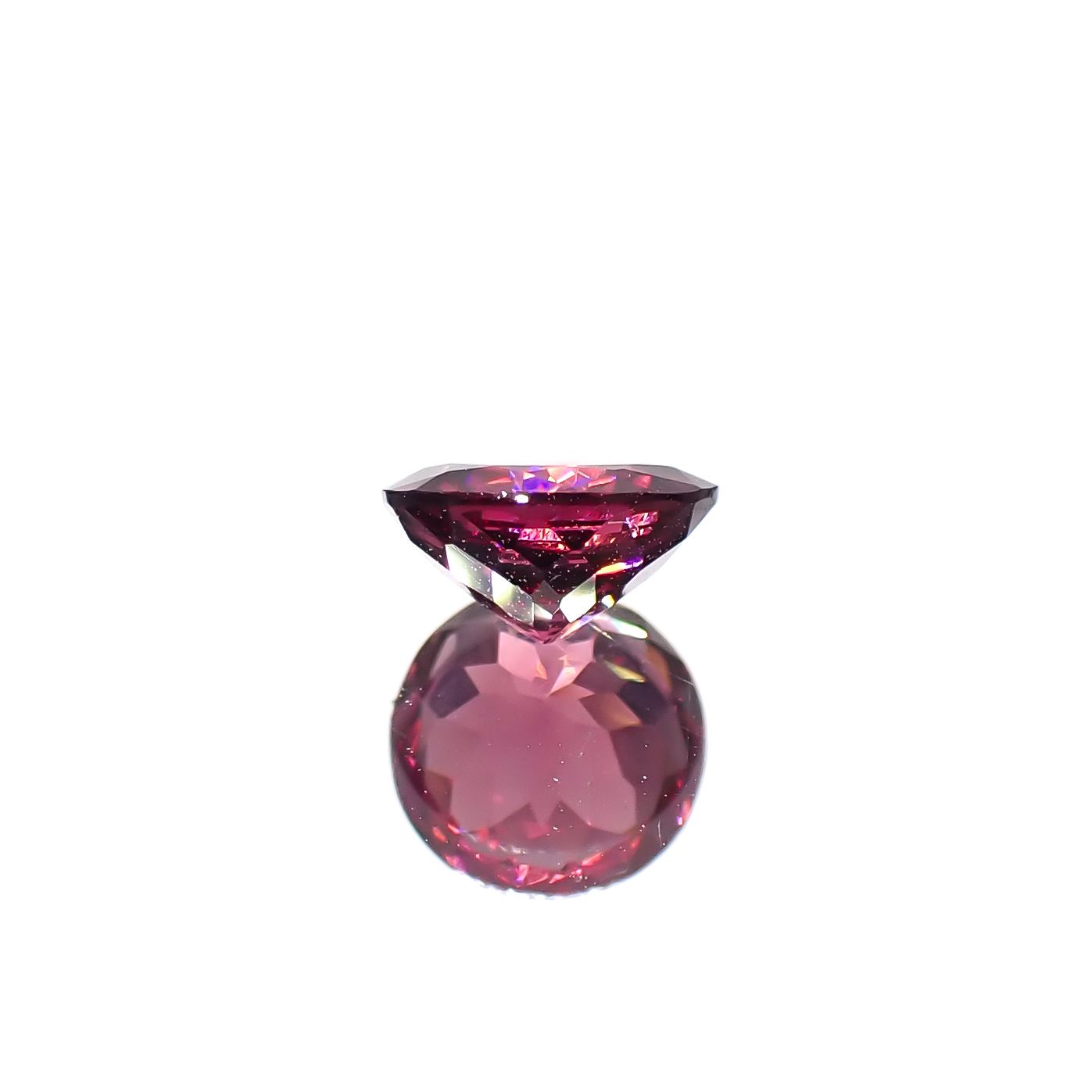 ロードライトガーネット(宝石名ガーネット)ブラジル産 0.92ct 識別済[240928706]6x6mm前後