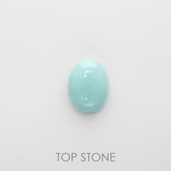 ターコイズ(宝石名ターコイズ) 0.45ct 識別済[210812936]6.2×4.6mm前後